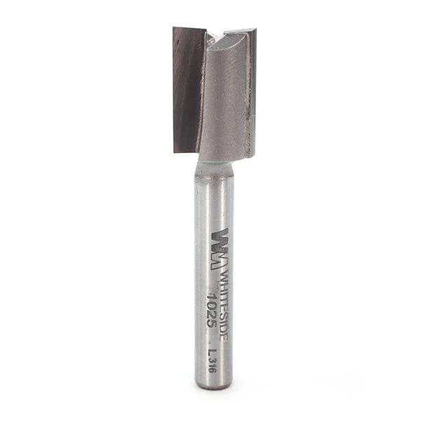 Double Flute Straight Cut Router Bit - 1/4" SH - Diameter:1/2" - Cutting Length:3/4" - Overall Length:2-1/4"